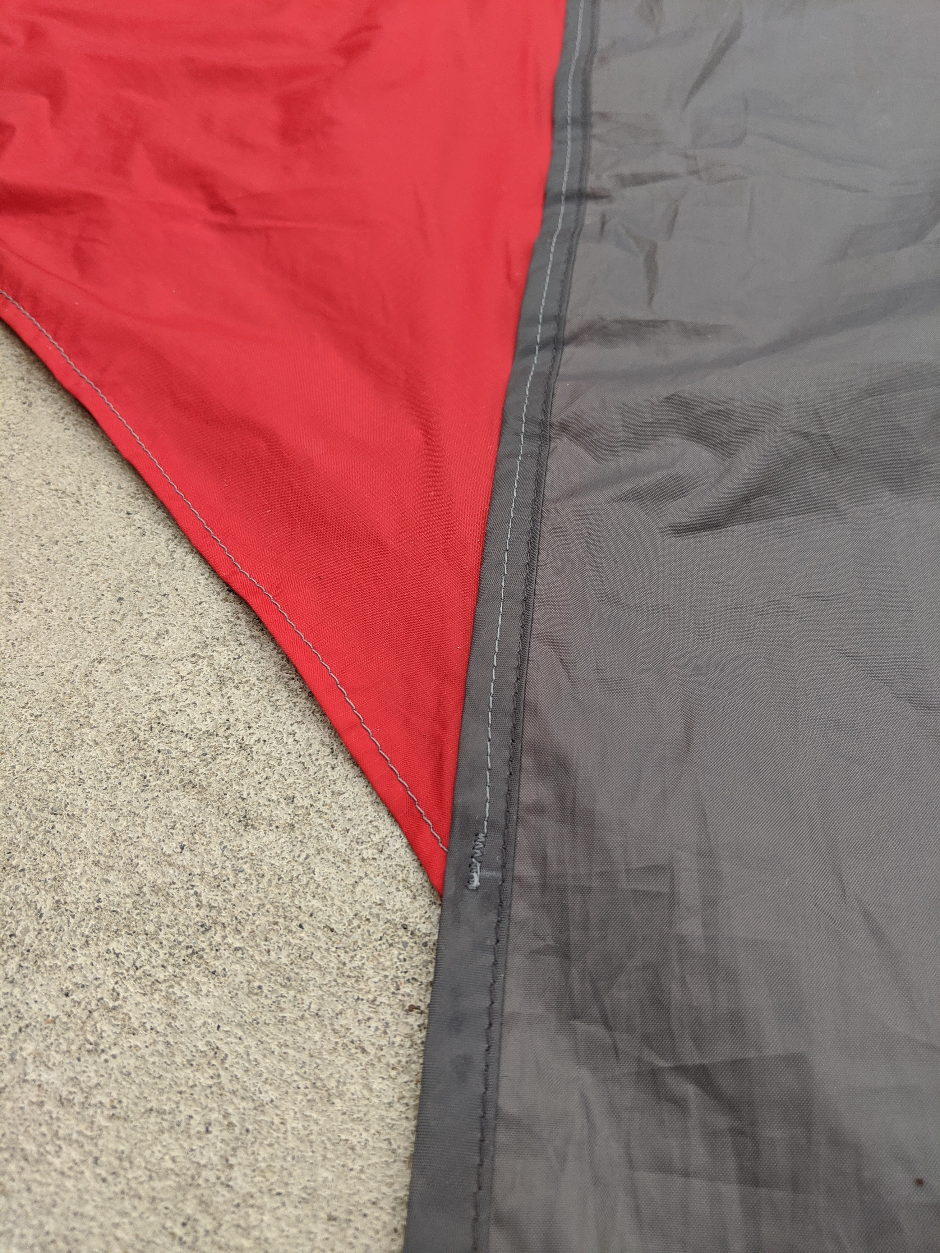 Integrated tent vestibule footprint BikePackersFoundry